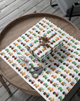 Construction Trucks Wrapping Paper