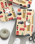 London Themed Wrapping Paper