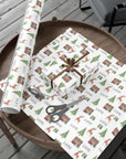 Christmas At Home Personalized Wrapping Paper