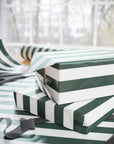 Green Striped Wrapping Paper