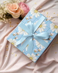 Bumblebees and Daisies Wrapping Paper