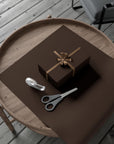 Espresso Brown Wrapping Paper