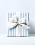 Elegant Blue Striped Wrapping Paper