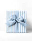 Elegant Blue Striped Wrapping Paper