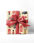 London Themed Wrapping Paper