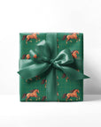 Elegant Horses Pattern Wrapping Paper