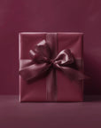 Burgundy Solid Color Holiday Wrapping Paper