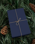 Deep Blue Solid Color Wrapping Paper