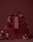 Burgundy Solid Color Holiday Wrapping Paper