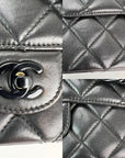 Chanel Vintage Quilted Lambskin Classic Single Flap Bag