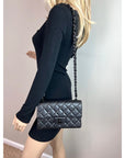 Chanel Vintage Quilted Lambskin Classic Single Flap Bag