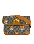 Gucci XKai GG Supreme Slim Vintage Sun Oil Bear Belt Bag