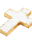 Mud Pie Gold Edge Cross Decor