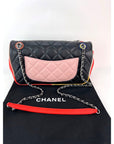 Chanel Lambskin Plexiglass Quilted Medium Cuba Color Flap Bag