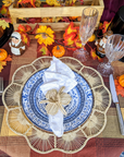 Orchid Handwoven Iraca Napkin Ring