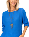 Look Mode Made In Italy Side Tie Top