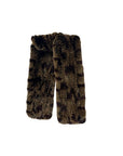 Diana Rosh Couture Espresso Rex Rabbit Ascot