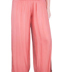 Tina Stephens Mercedes Foldover Waist Silk Pant PL203