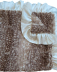 Doe Print Teether Blanket