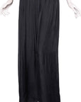 Tina Stephens Mercedes Foldover Waist Silk Pant PL203