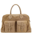 Brunello Cucinelli Men's Suede Travel Bag