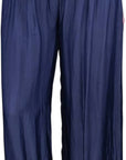 Tina Stephens Mercedes Foldover Waist Silk Pant PL203