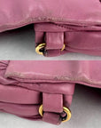 Miu MIU Matelasse Pink Nappa Leather Shoulder Bag