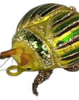 Glass Beetle Bug Ornament