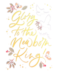 Glory to the Newborn King Christmas Card