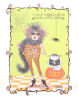 Plenty of Candy, No Relatives Halloween Card