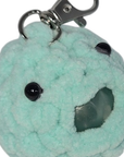 Mint Green Crochet Stress Ball Blob Keychain