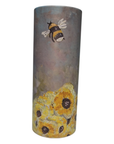 Bumblebee & Sunflower Hand-Painted Tissue Tube Car Holder