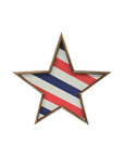 Patriotic Red White Blue Star Wood Wall Decor
