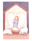 O Come Let Us Adore Him Nativity Card