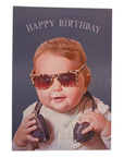 Happy Birthday Cool Baby DJ Card
