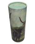 Highland Cow Tissue Tube – Cup Holder Sizelol