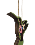 Layered Wood Hummingbird Hanging Ornament