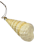 Iridescent Spiral Seashell Ornament