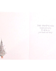 Happy Holidays Mouse with Christmas Tree Card