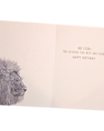 You're The Mane Man Lion Greeting Card