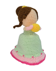 Handmade Crochet Princess And The Frog Amigurumi Doll