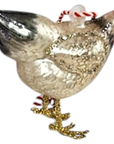 Rooster Glass Ornament