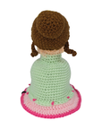 Handmade Crochet Princess And The Frog Amigurumi Doll