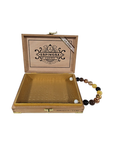 Artisan Cigar Box Handbag "The Lady And The Cheetah"