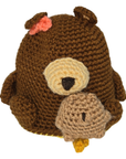 Handmade Crochet Princess Doll Amigurumi – Blonde Girl in Yellow Dress