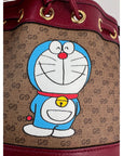 Gucci X Doraemon Vintage GG Supreme Mini Bucket Bag