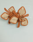 Orchid Handwoven Iraca Napkin Ring