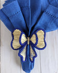 Bow Tie Handwoven Iraca Napkin Ring