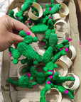 Cactus Handwoven Iraca Napkin Ring