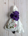 Orchid Handwoven Iraca Napkin Ring